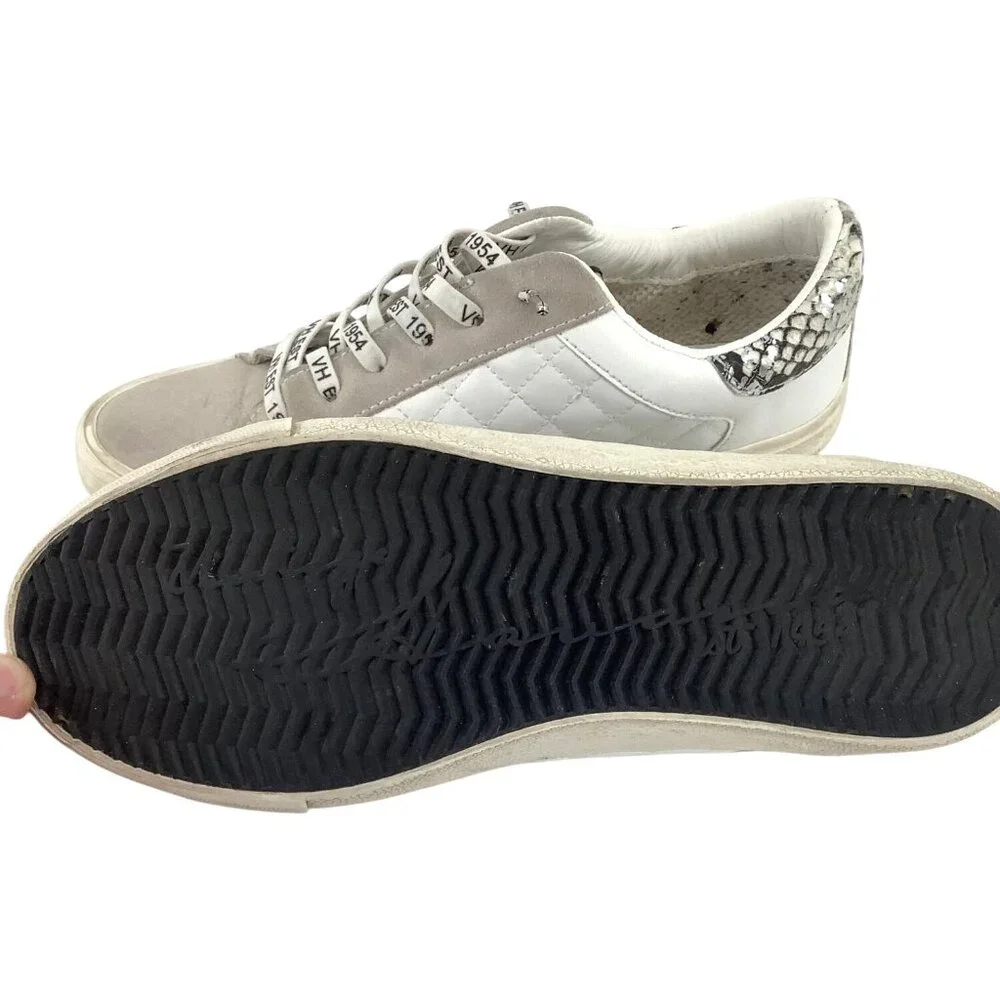 Vintage Havana Womens Quilted Star Sneakers Size 9 Snake Print Accents - Picture 6 of 8